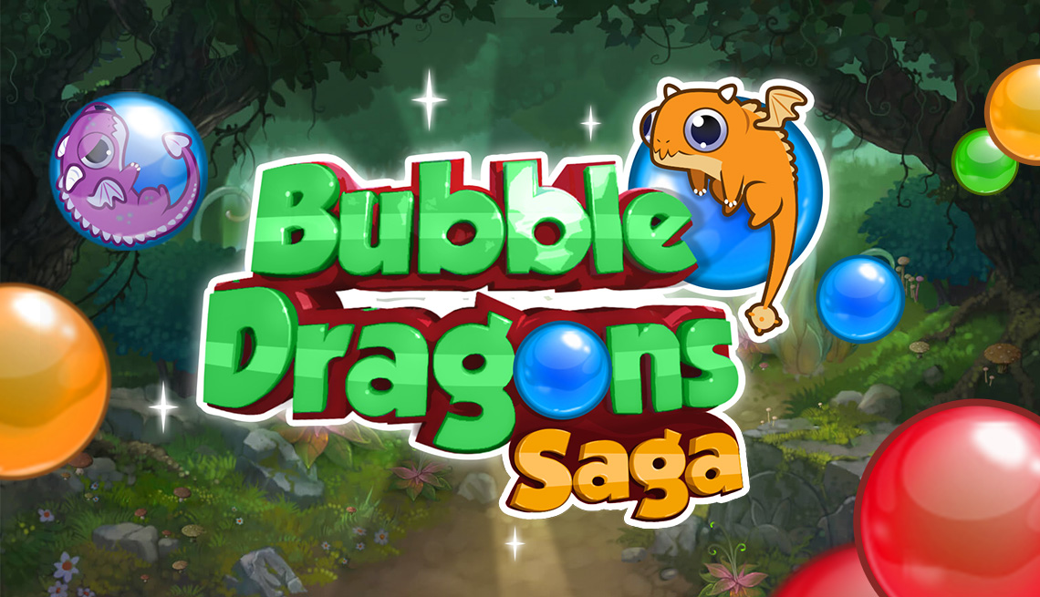 bubble dragons saga promo game art