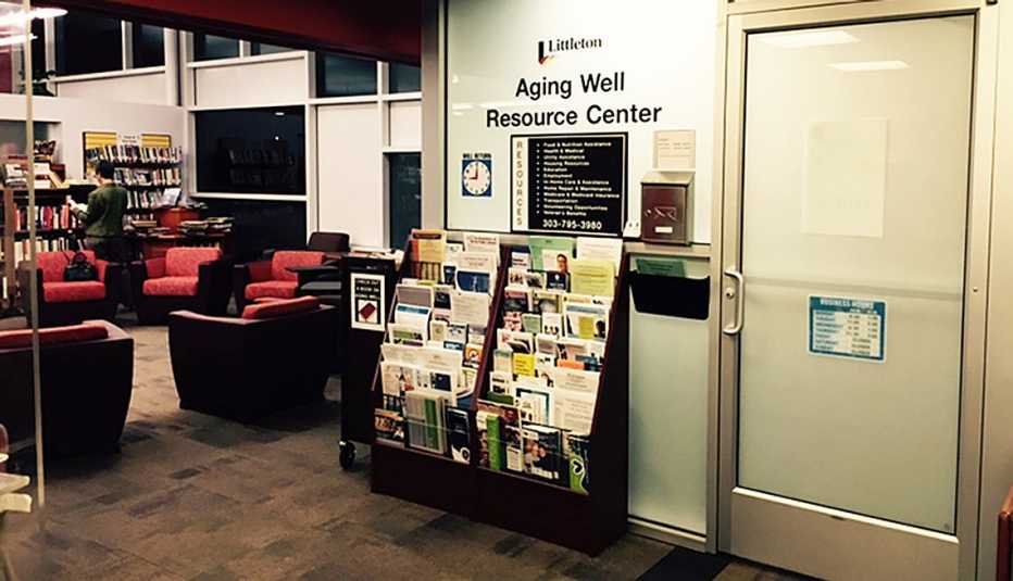 Aging Well Resource Center Interior, Chairs, Pamphlets, Livable Communities