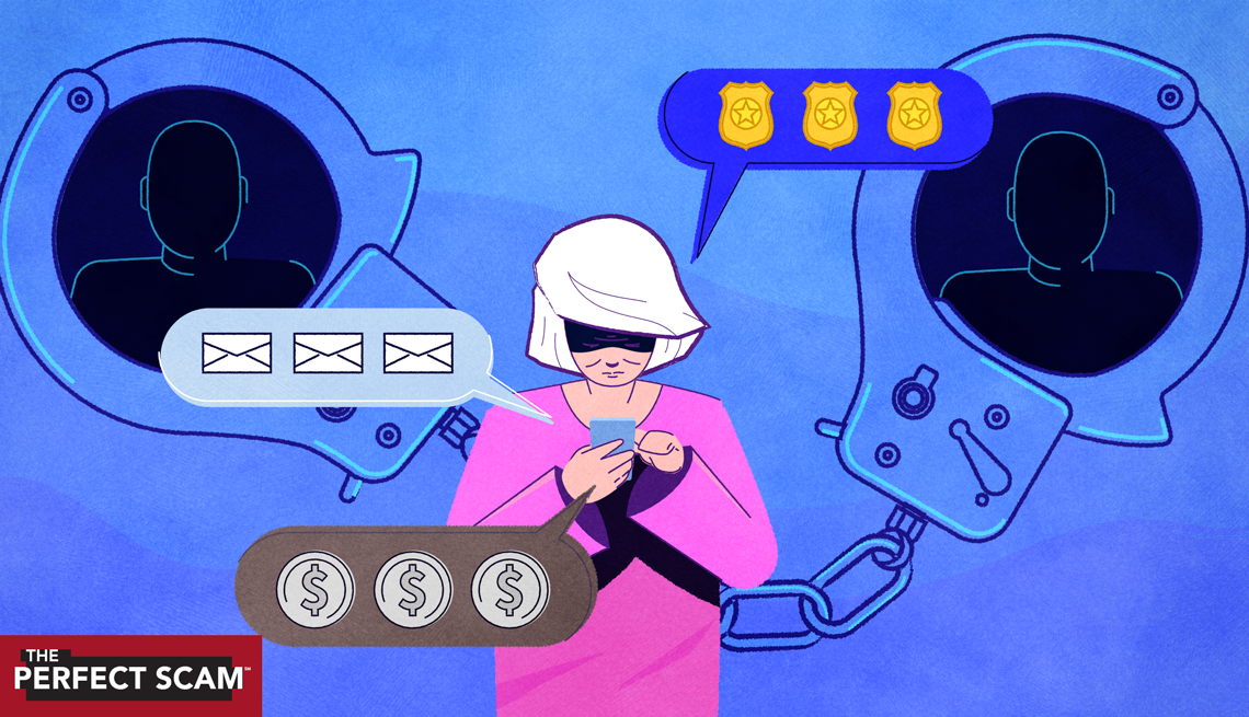 Website graphic for episode 102 of The Perfect Scam