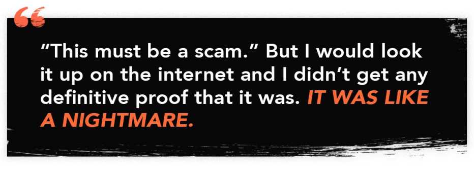 a quote from the episode