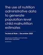 Technical note administrative data child malnutrition publication cover