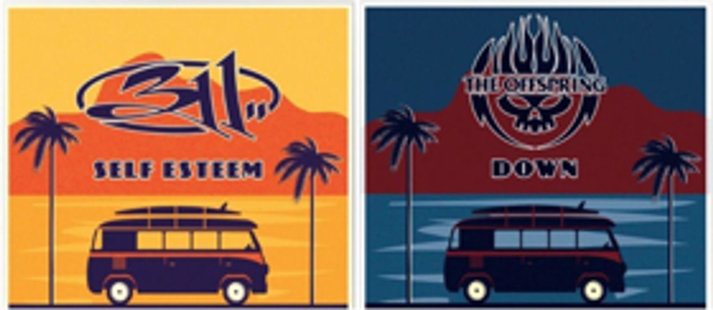 311 and The Offspring Cover Each Other's Hits DOWN and SELF ESTEEM 311 and The Offspring Cover Each Other's Hits DOWN and SELF ESTEEM Image