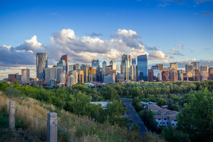 An image of Calgary super imposed with the text "Calgary"