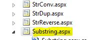 CS Syntax String Manipulation Substring
