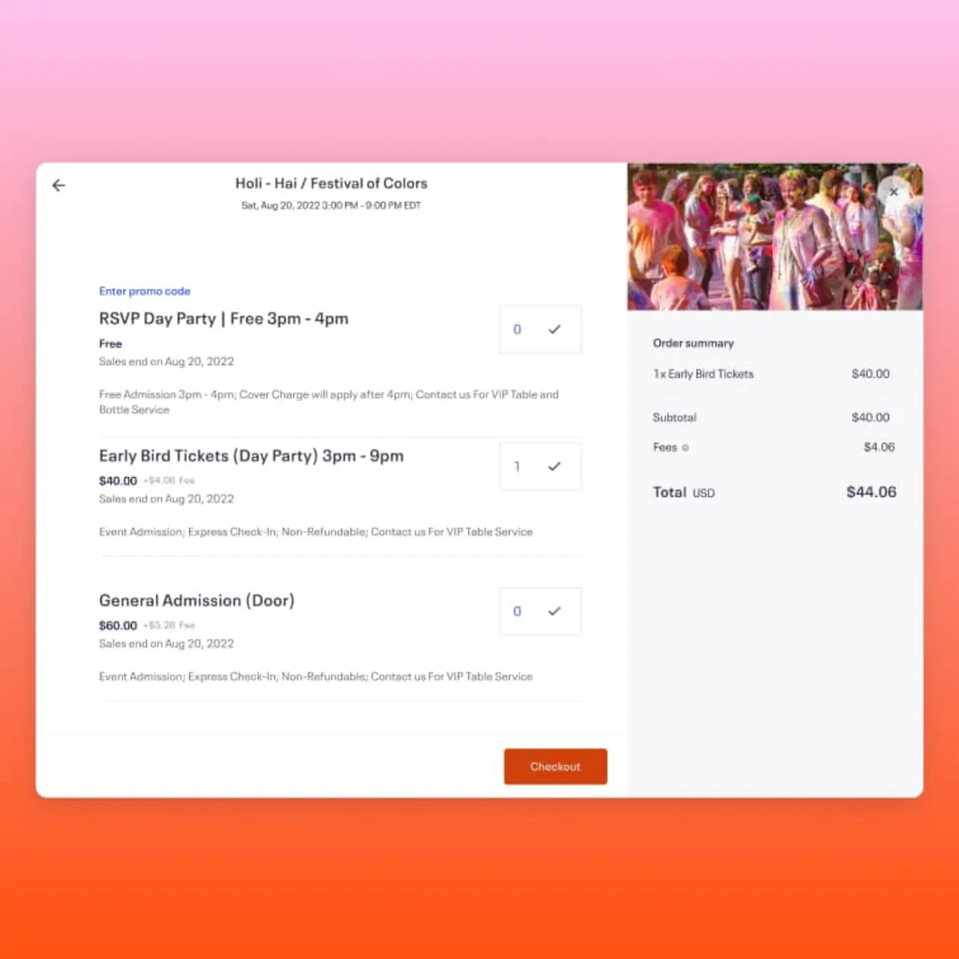 Embedded checkout Embedded checkout