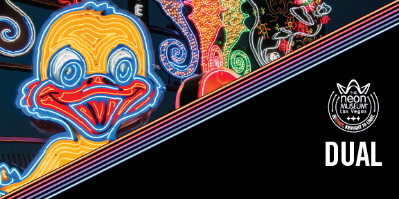 Graphic for the level of Dual Membership to The Neon Museum.