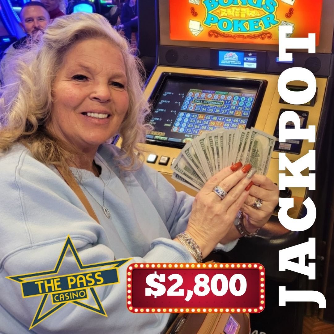 Jackpot Winners at The Pass Casino on Water Street