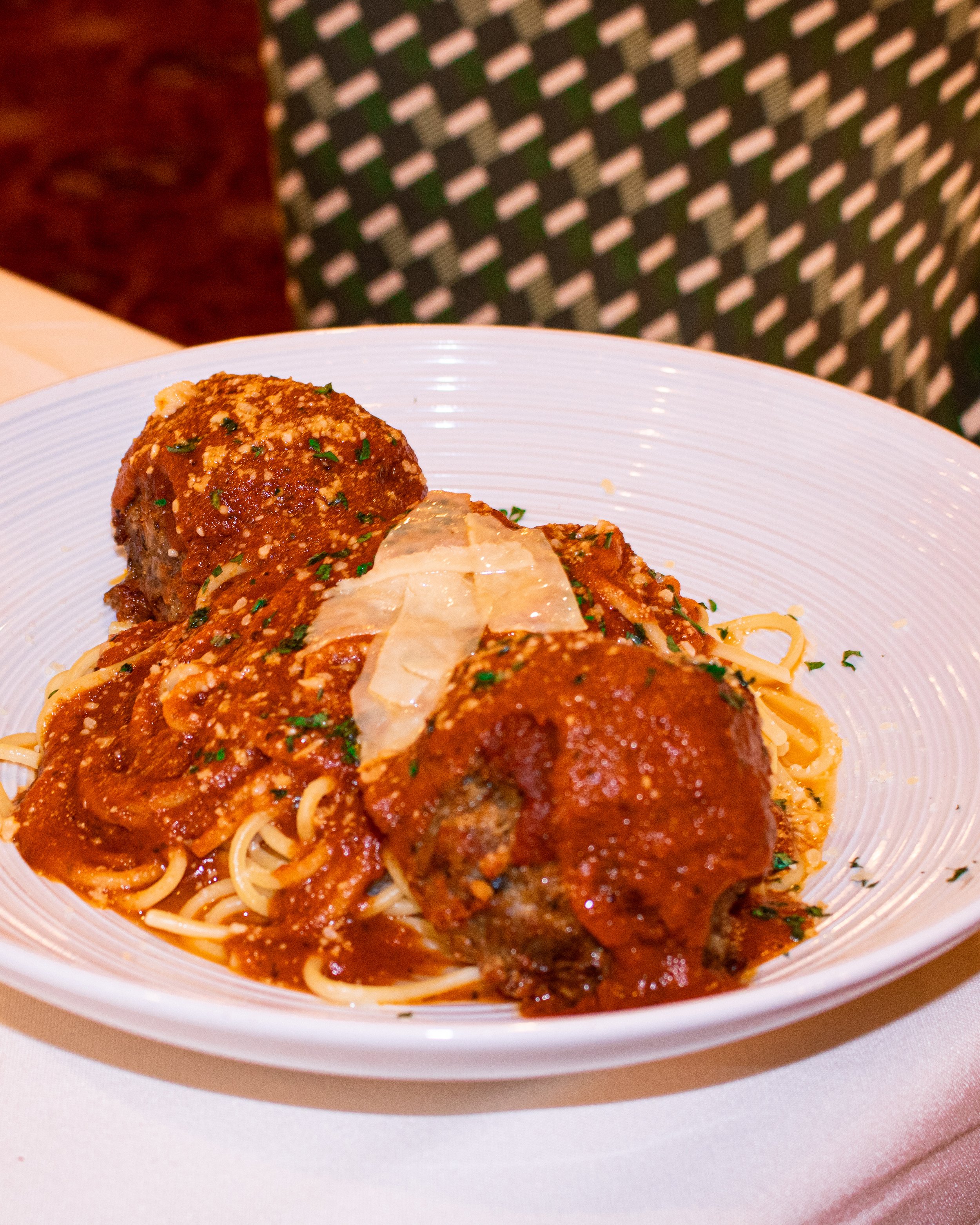 Spaghetti and Meatballs at Ristorante Italiano inside The Pass Casino on Water Street in Downtown Henderson
