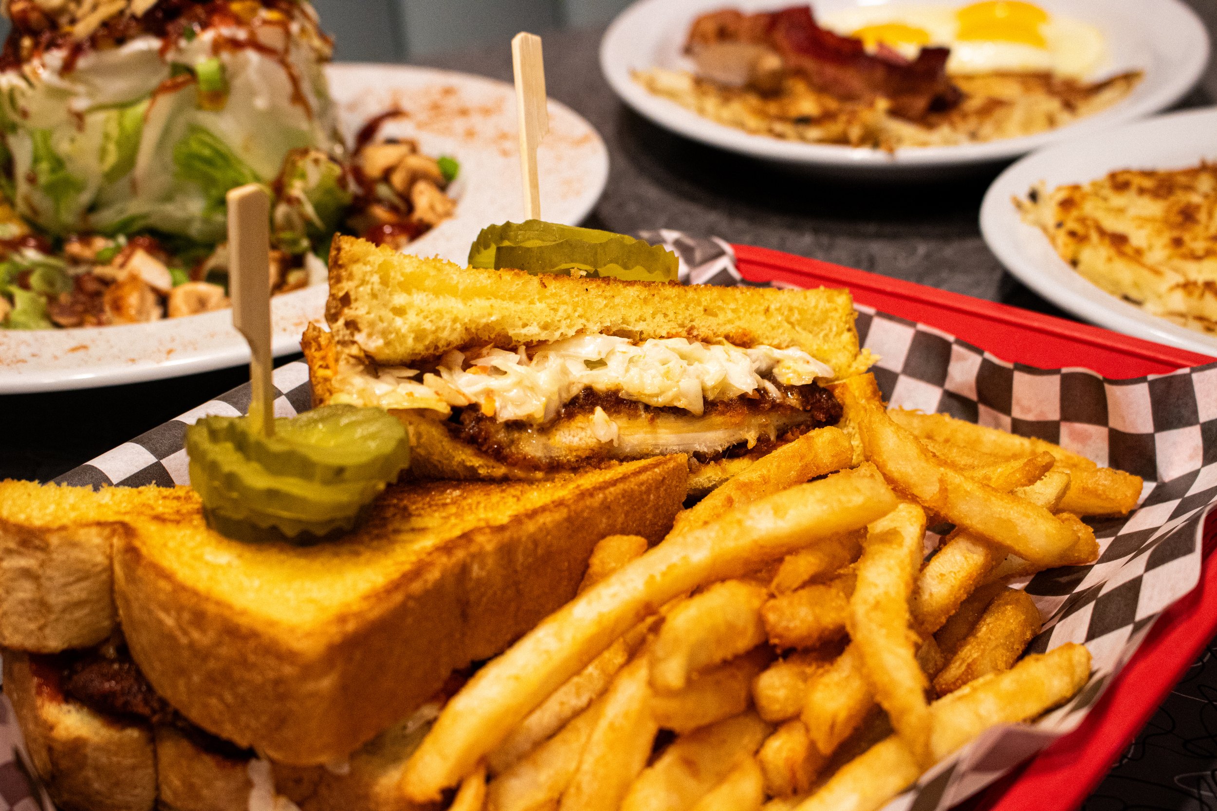 Tablescape at Emilia's Café inside The Pass Casino on Water Street in Downtown Henderson
