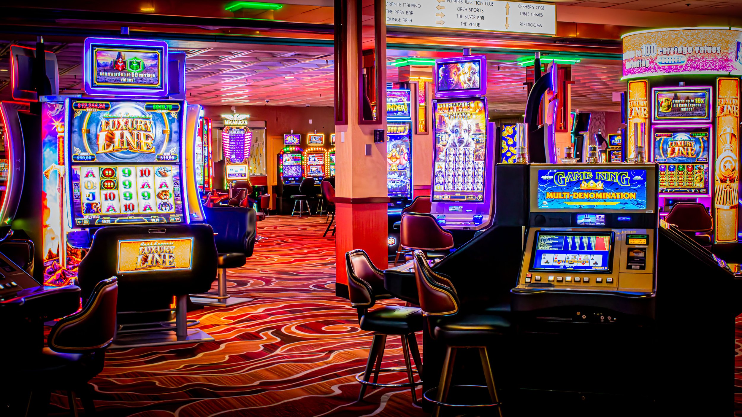 Casino Floor at The Pass Casino on Water Street in Downtown Henderson