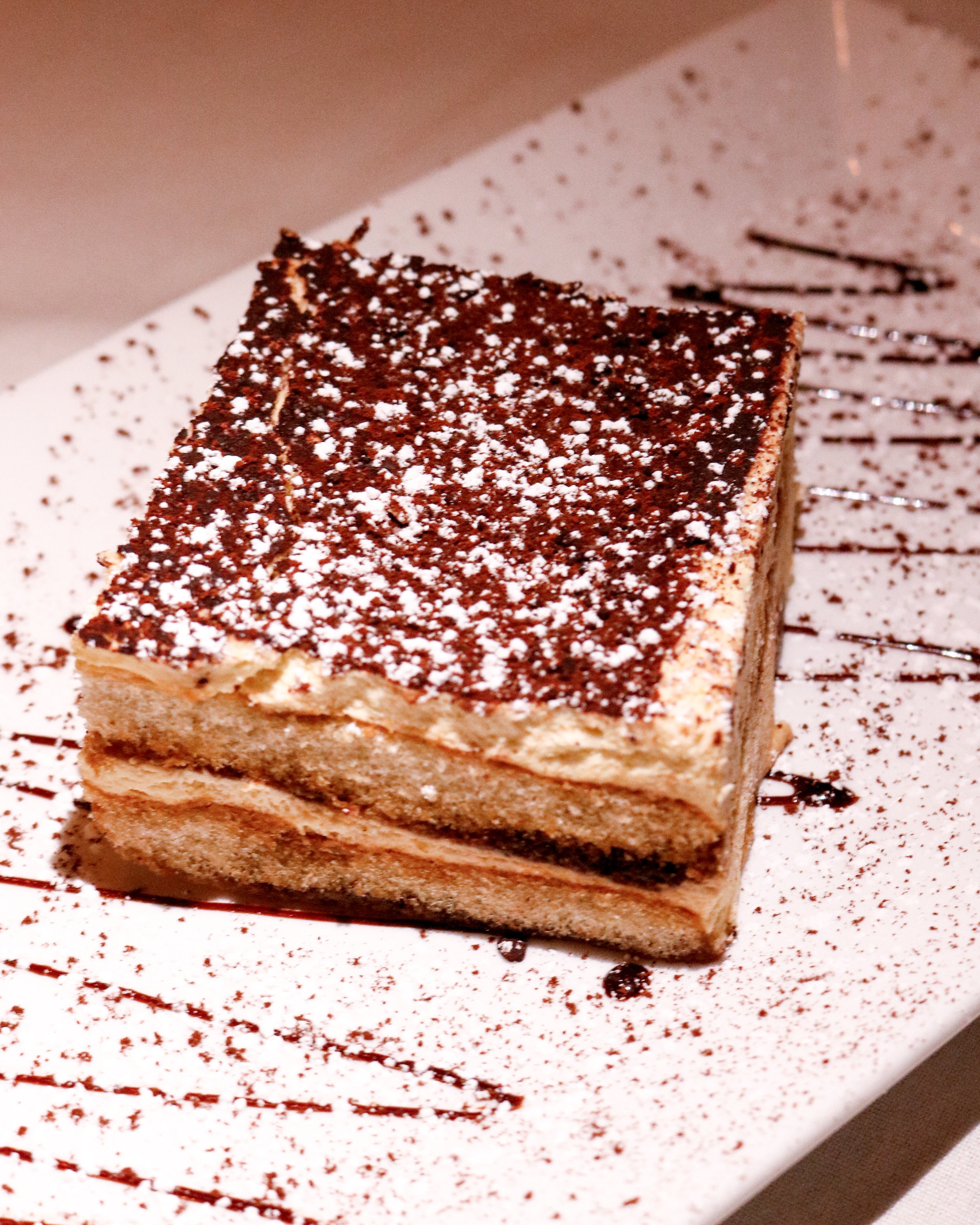 Tiramisu at Ristorante Italiano inside The Pass Casino on Water Street in Downtown Henderson