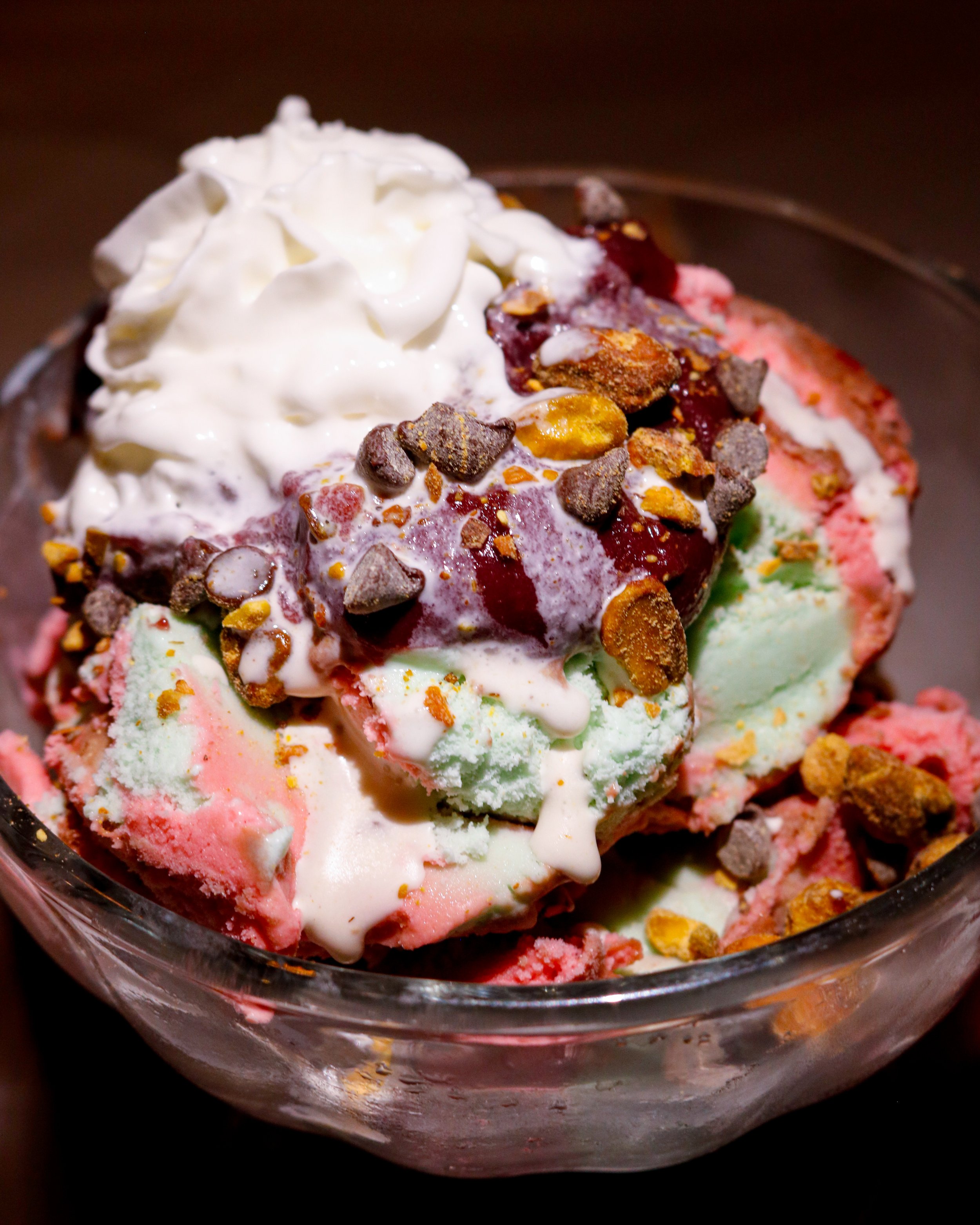 Spumoni at Ristorante Italiano inside The Pass Casino on Water Street in Downtown Henderson