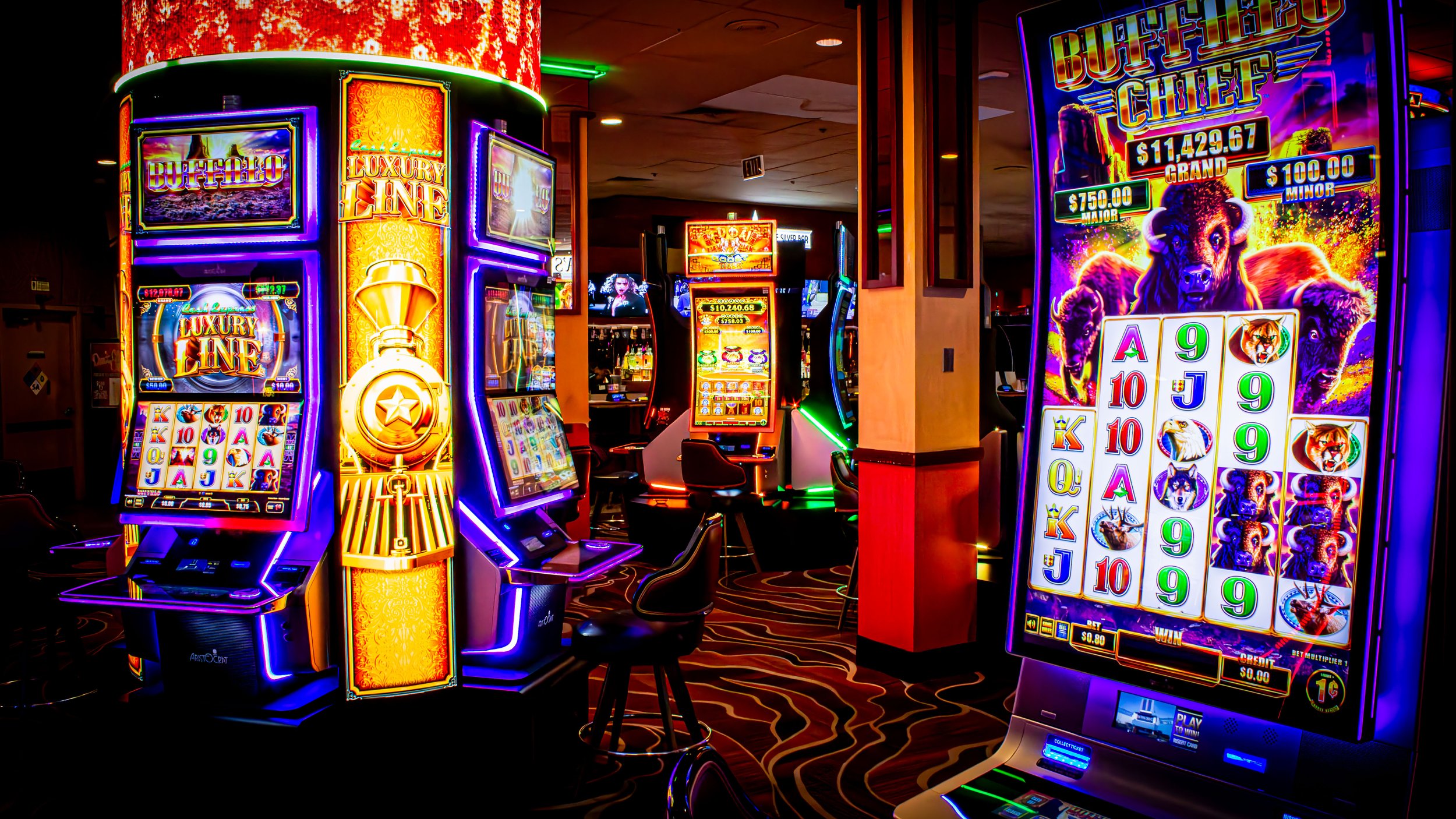 Casino Floor at The Pass Casino on Water Street in Downtown Henderson 