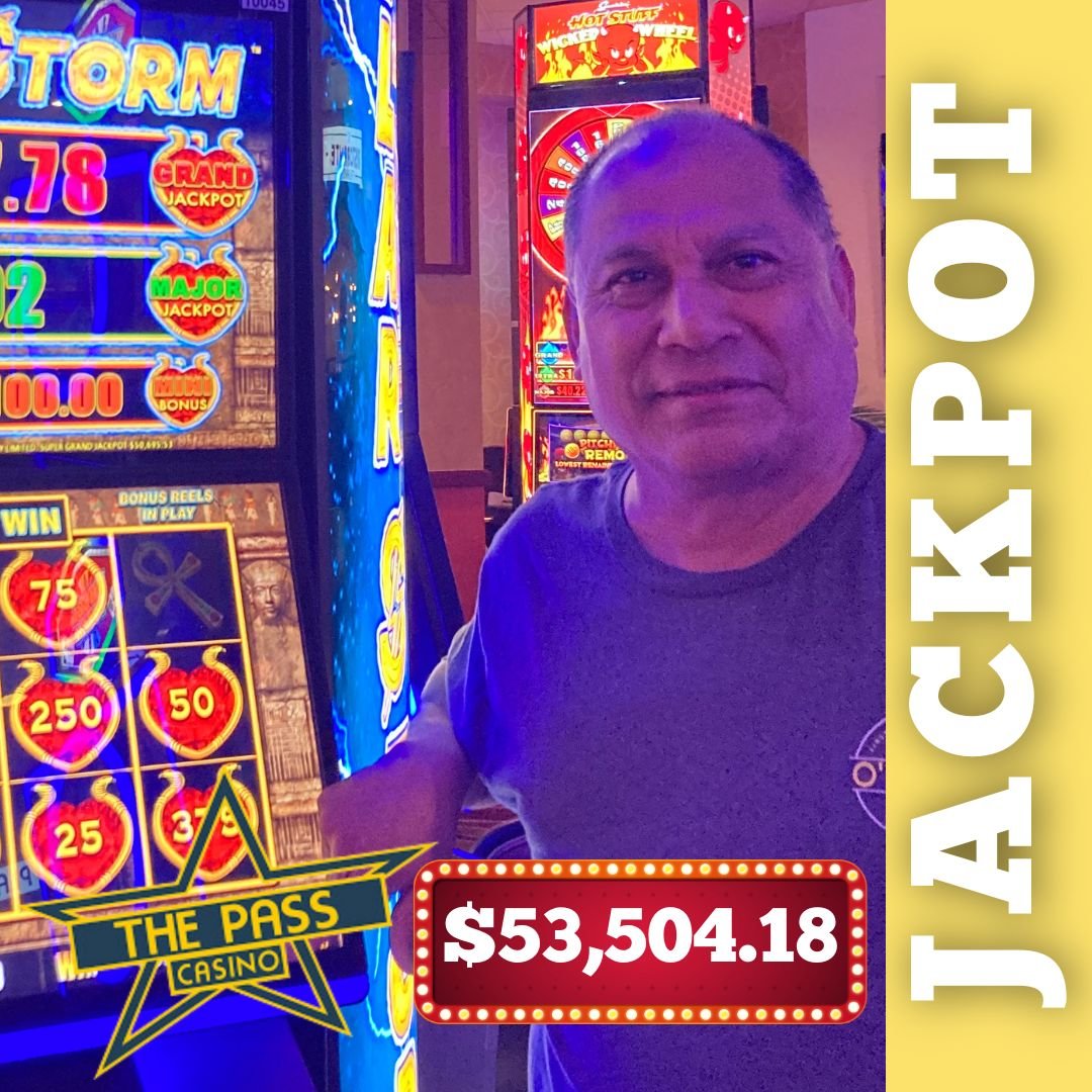 Jackpot Winners at The Pass Casino on Water Street