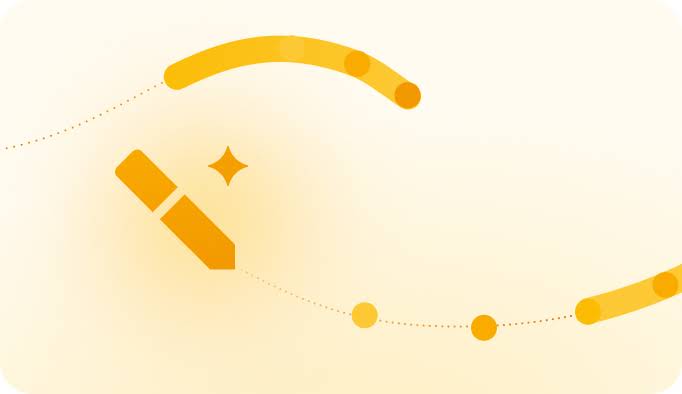 An illustration of abstract ribbons.