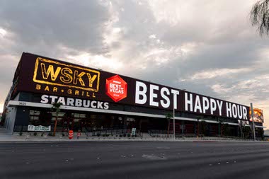 This local chain actually offers dual happy hours four days a week.