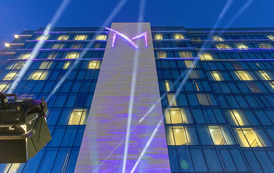 An exterior view during the official opening of a new $206 million East Tower at the M Resort in Henderson Wednesday, Dec. 3, 2025.