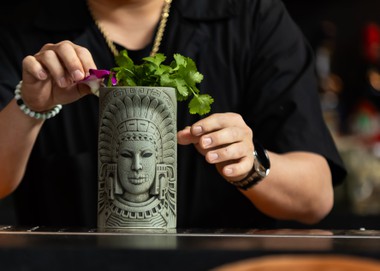 A bar unlike any other in town, Todo Bien features an array of handcrafted tiki cocktails made of tequila, mezcal, sotol and other spirits; a well-curated Sawmill Caguamita beer list; and a selection of non-alcoholic agua frescas.