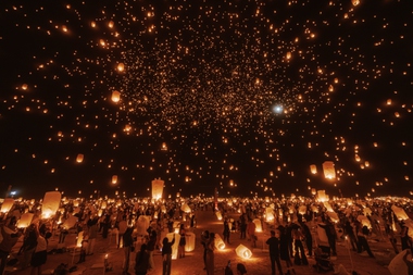 The festival was forced to forgo its popular lighting ceremony on its first night due to a bad dust storm, but moody musical performances and a collective sense of intentionality kept things on track.