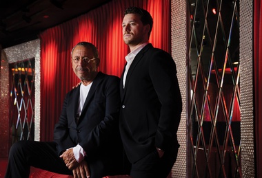 Victor (left) and Dustin Drai in 2022