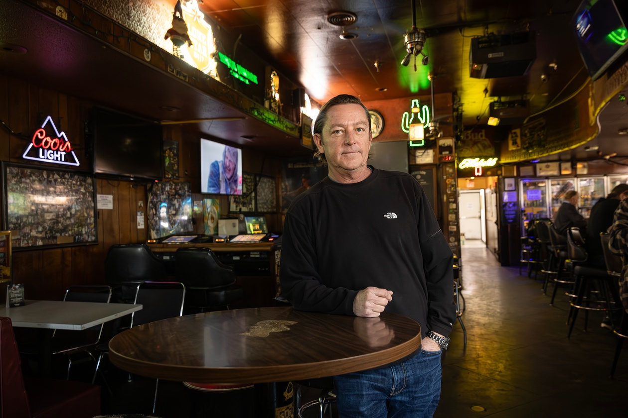 The owner of the Huntridge Tavern for two decades, Kellogg is a mysterious figure. We grabbed one of the booths along the wood-paneled east wall and struck up a conversation about what keeps a dive alive.