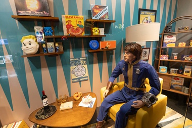 Set to run through 2026 and timed to coincide with the season 2 premiere of Prime’s popular “Fallout” series, the exhibit is a faithful ode to multiple pockets of nerddom.