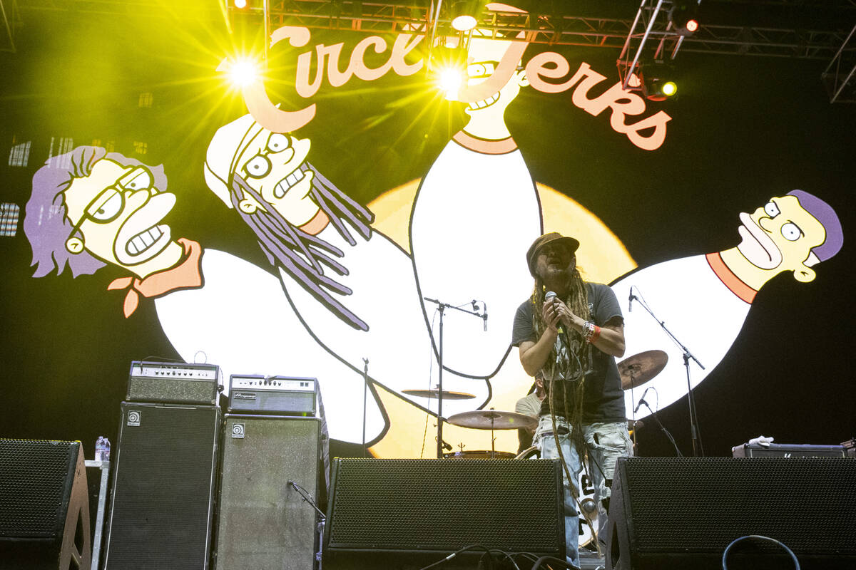 Circle Jerks performs during the Punk Rock Bowling Music Festival at the Downtown Las Vegas Eve ...