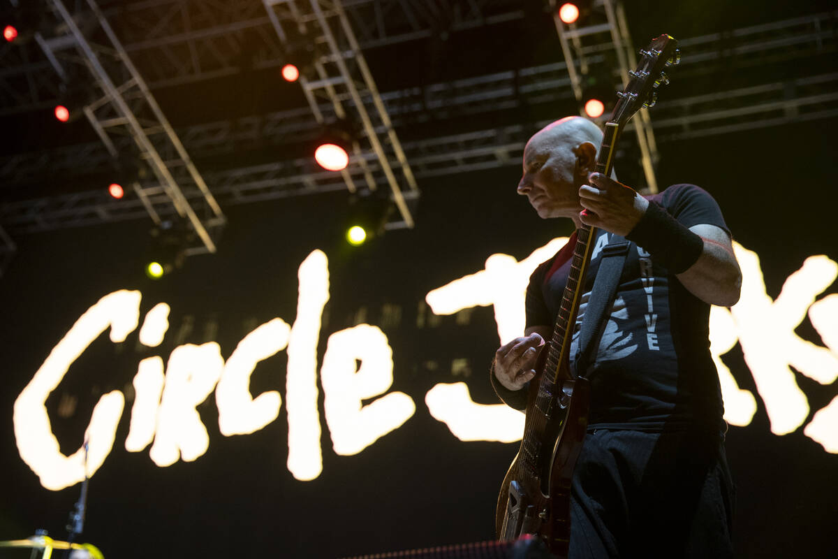 Circle Jerks performs during the Punk Rock Bowling Music Festival at the Downtown Las Vegas Eve ...