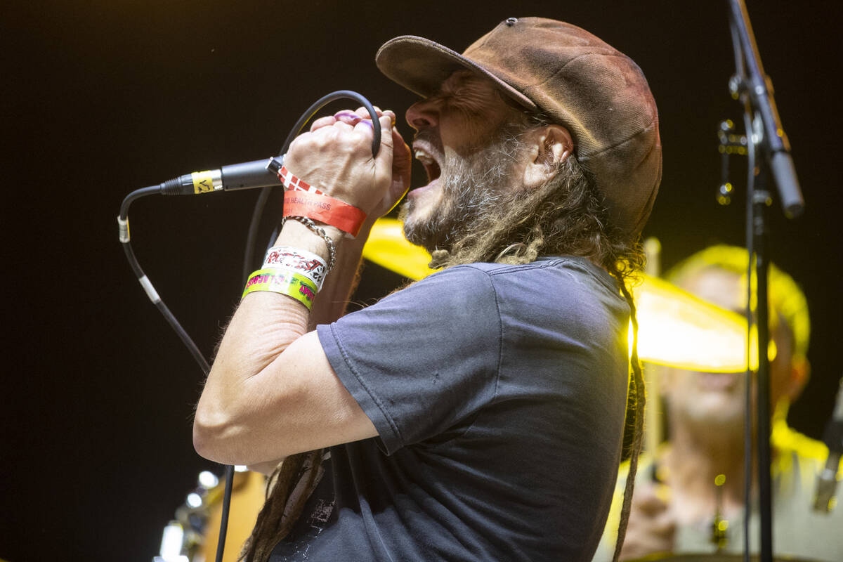 Circle Jerks performs during the Punk Rock Bowling Music Festival at the Downtown Las Vegas Eve ...