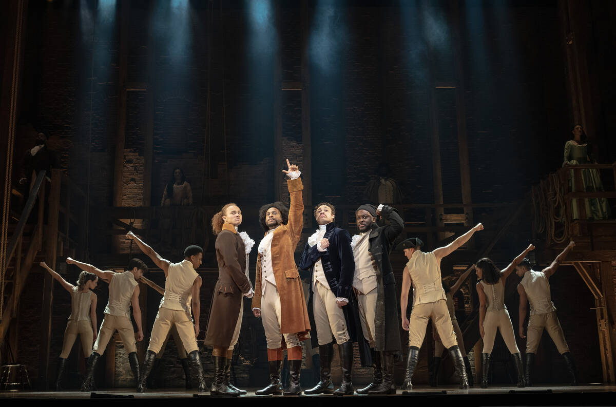 The musical phenomenon "Hamilton" returns to The Smith Center, running Tuesday throug ...