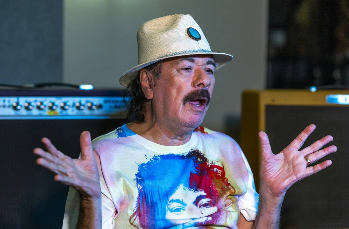 Carlos Santana has just released his latest album, "Sentient," and has added dates at ...
