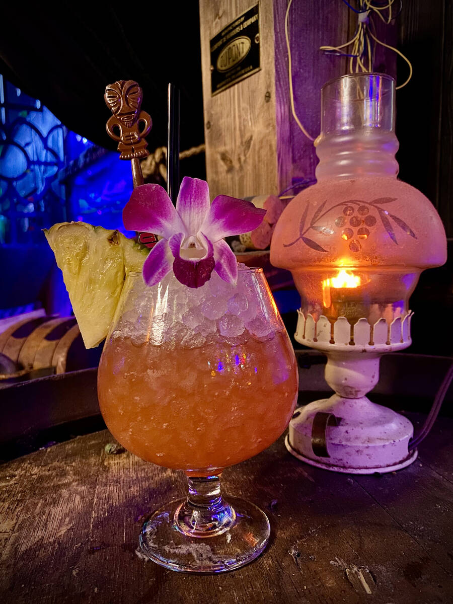 A scorpion cocktail from the Golden Tiki in Chinatown Vegas. (Golden Tiki)