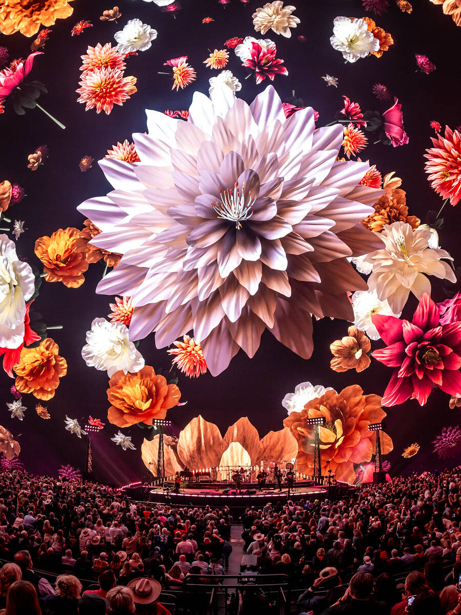 Zac Brown Band plays the first night of "Love & Fear" at Sphere on Friday, Dec. 5, 2025. (Alive ...