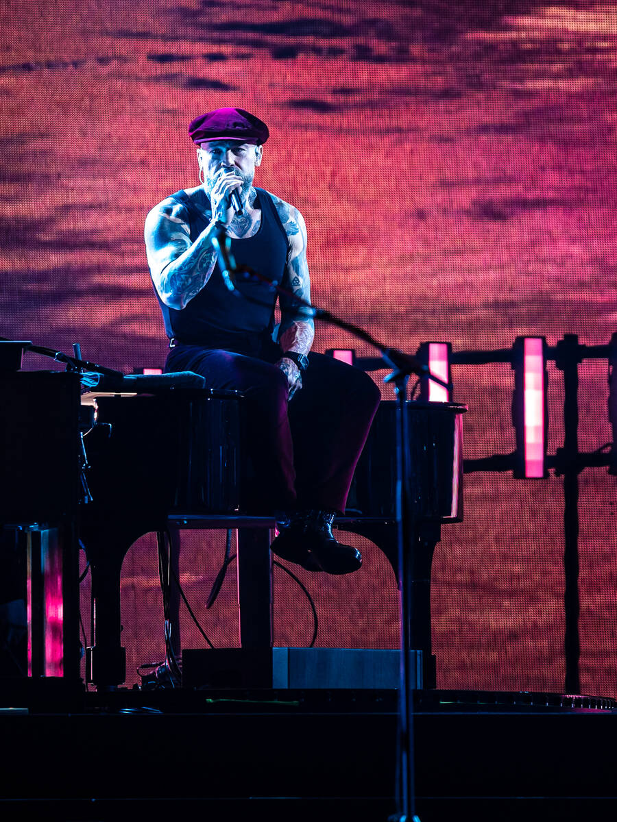 Zac Brown Band plays the first night of "Love & Fear" at Sphere on Friday, Dec. 5, 2025. (Alive ...