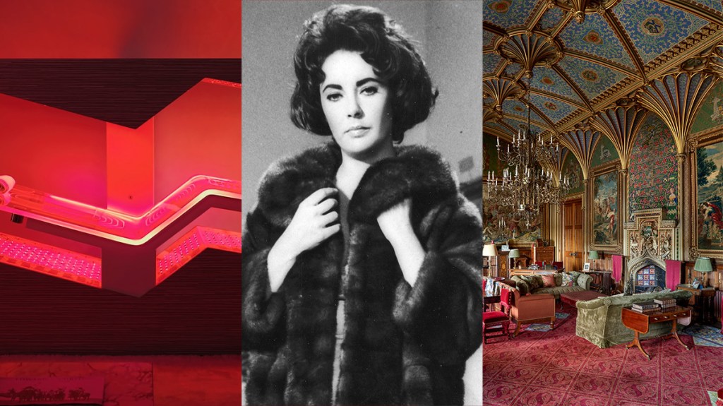 Ammortal Red-Light Therapy Chamber; Golden Age Vintage Fur Coat; Succession’s Eastnor Castle