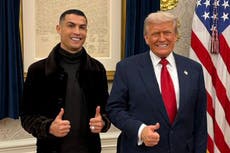 Reunión de Donald Trump con Cristiano Ronaldo culmina con extraño video de IA