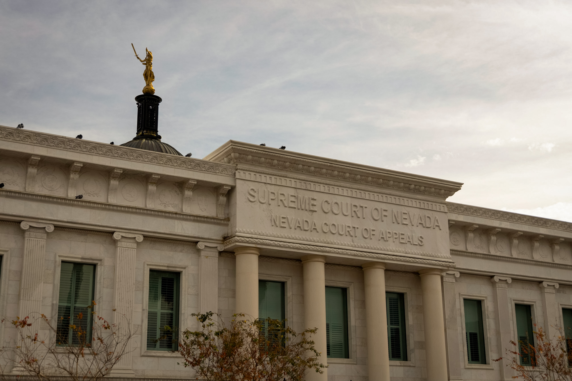 The Nevada Supreme Court Building in Las Vegas.