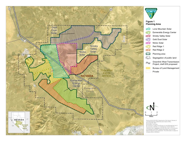 The proposed Esmeralda 7 project.