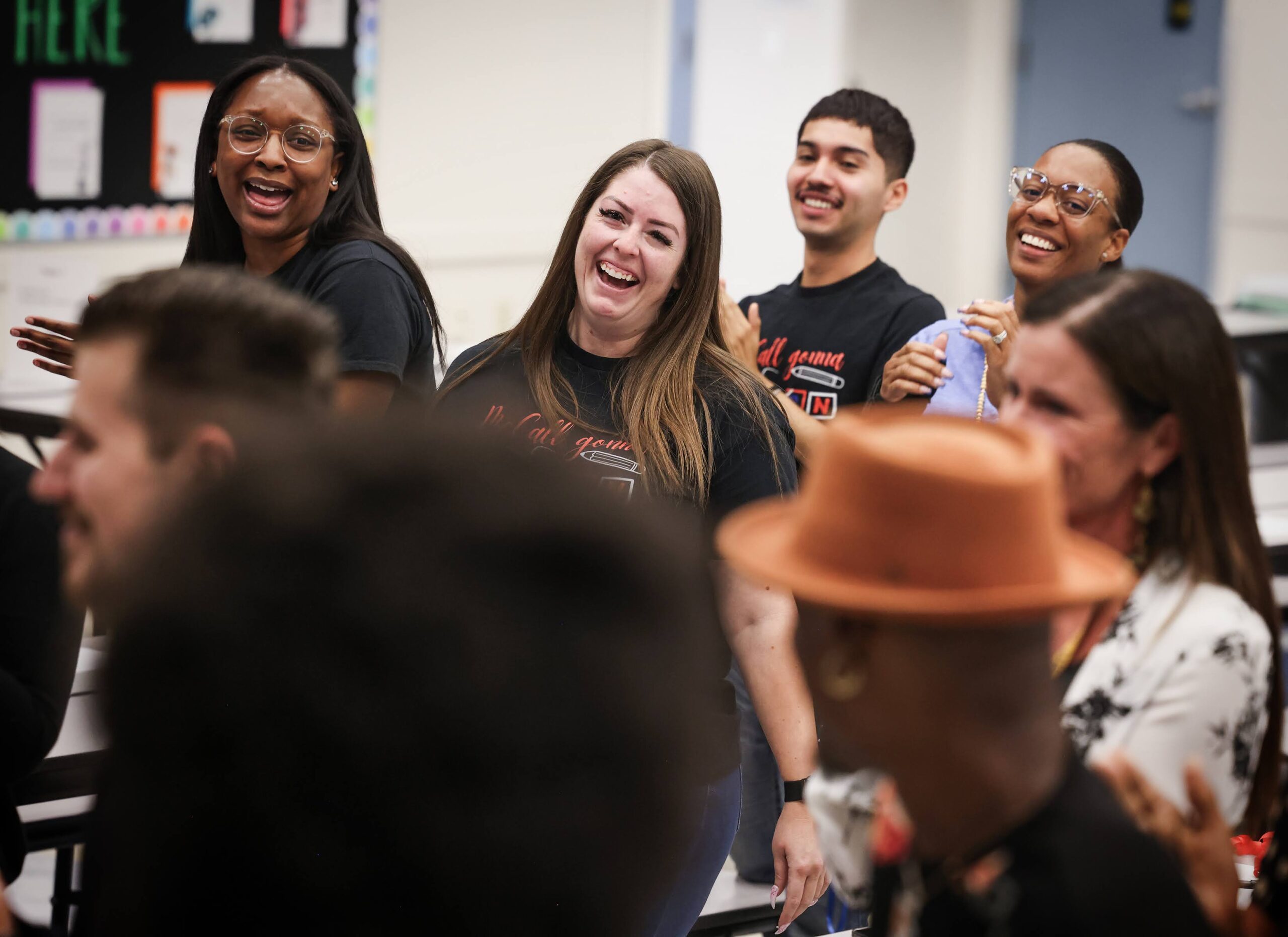Teachers at Quannah McCall Elementary School in North Las Vegas.