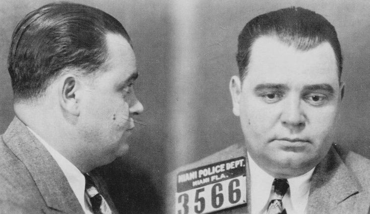 Nick Circella, aka Nick Dean, mugshot from arrest in Miami 1930.