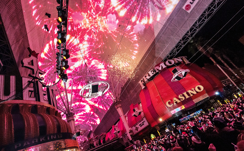 Fremont Street fireworks