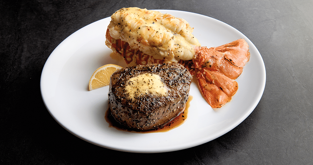 Steak and lobster from Chart House in downtown Las Vegas.