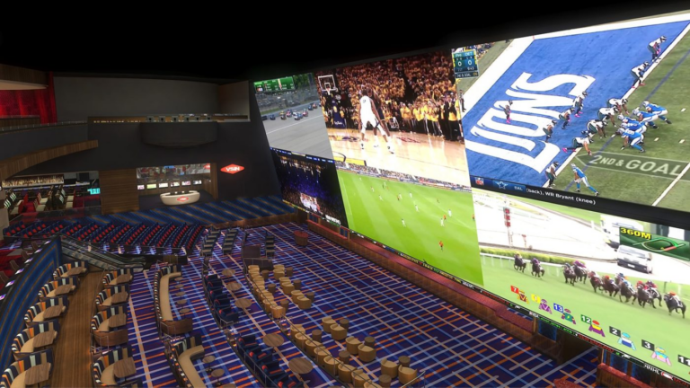 Everything You Need To Know About the Fremont Street Experience 5 The largest sportsbook screen in the world.