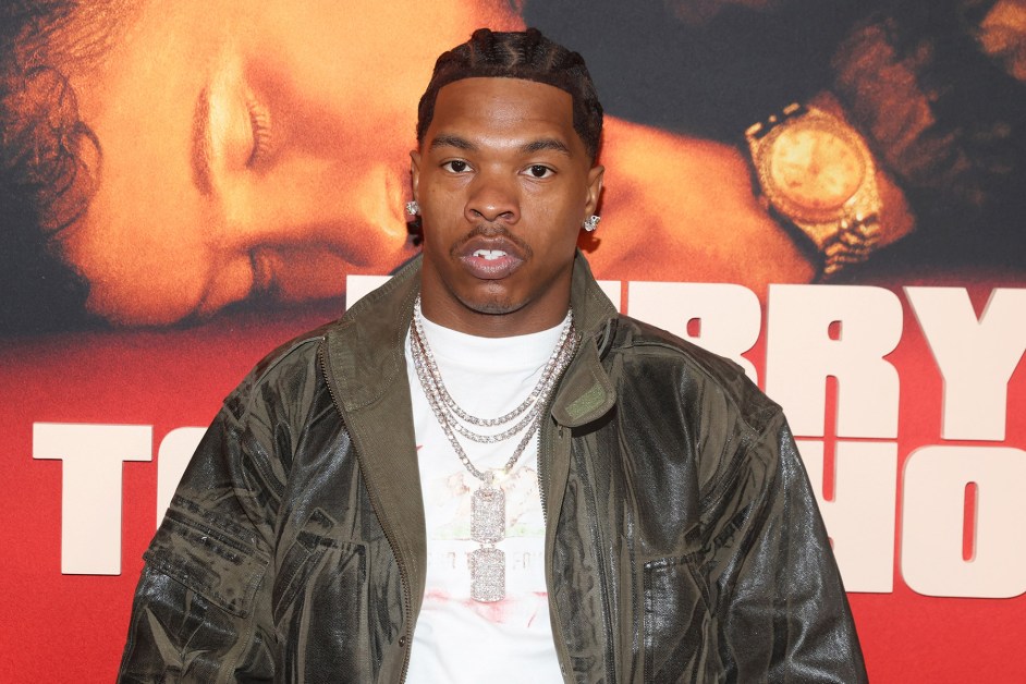 Lil Baby attends Lionsgate's "Hurry Up Tomorrow" World Premiere on May 13, 2025 in New York City.