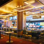 Huddle Up football watch party at Overhang Bar in Las Vegas