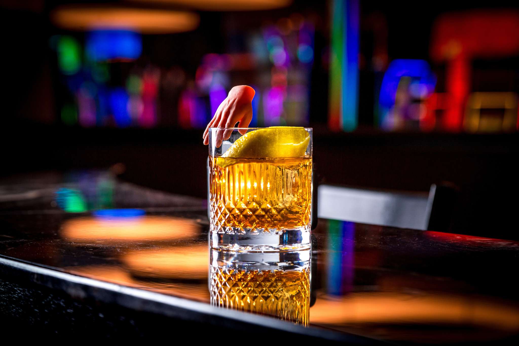 give the man a hand movie themed speciality cocktail