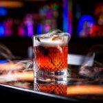 old fashioned movie themed speciality cocktail