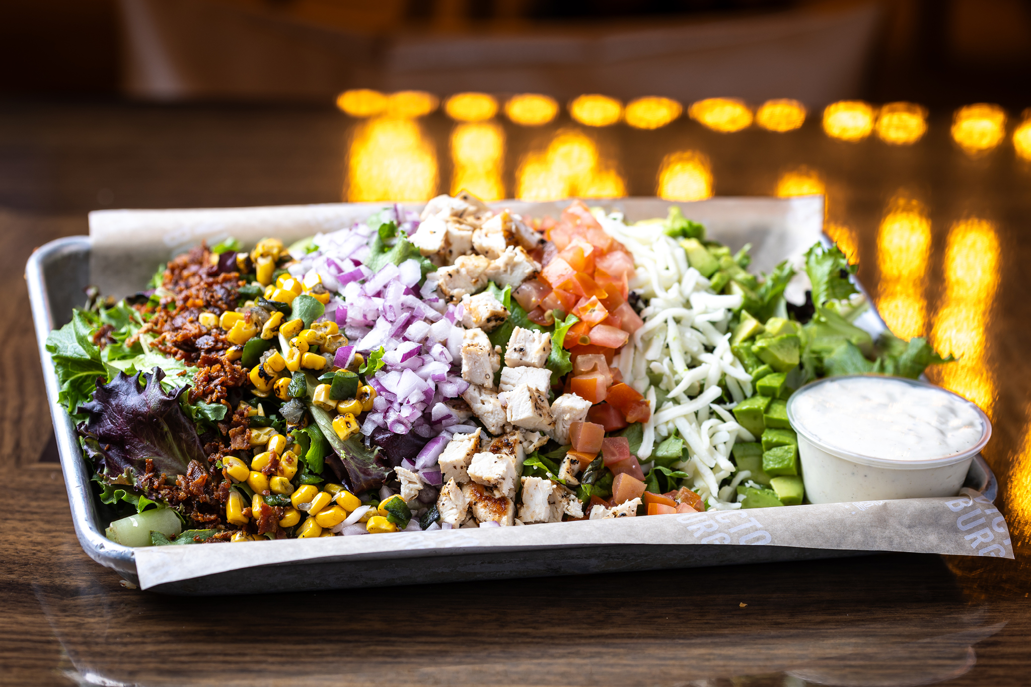 loco salad at circa las vegas in downtown las vegas