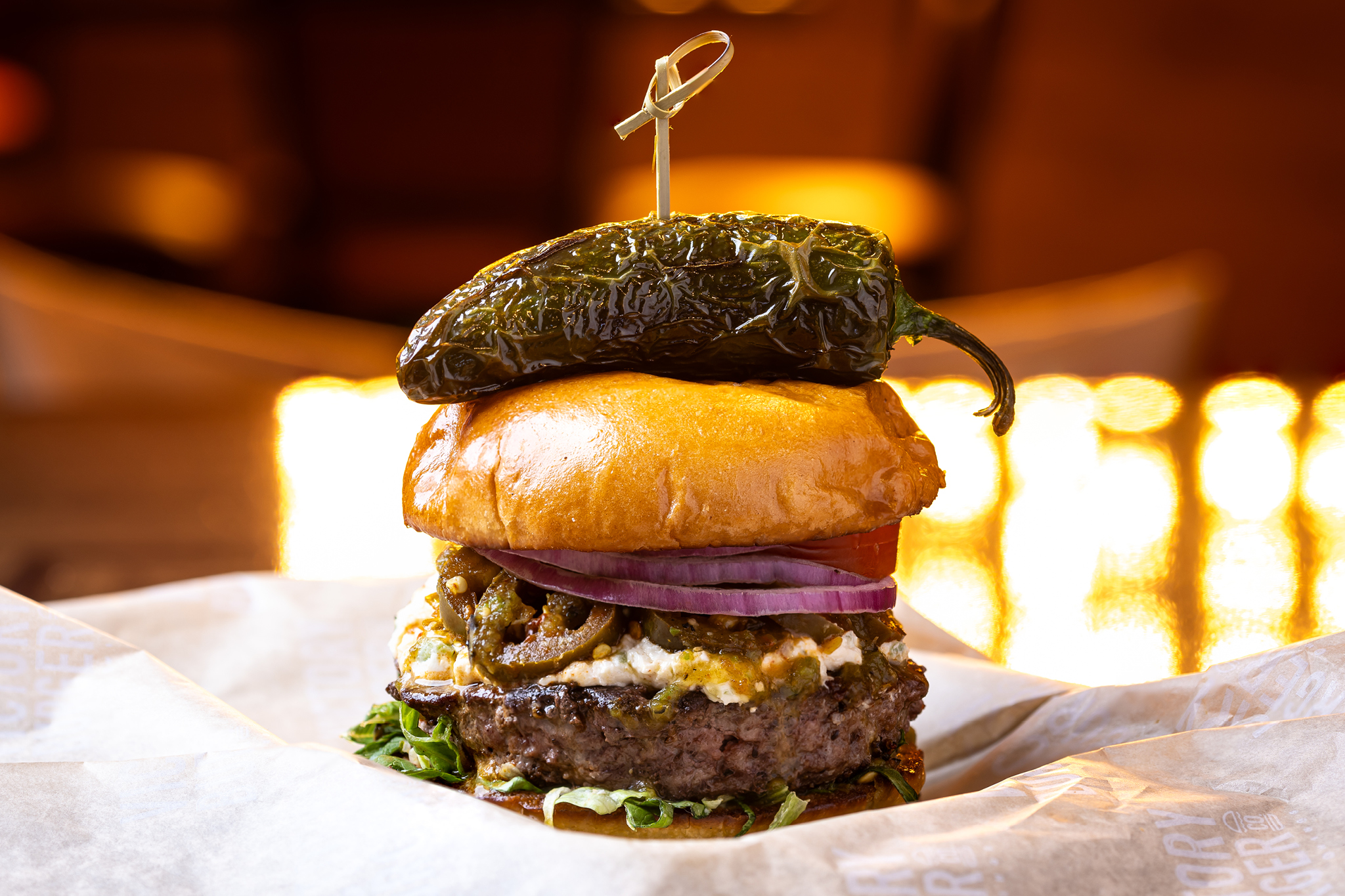 sin city burger at circa las vegas in downtown las vegas