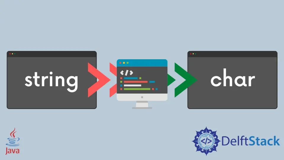 How to Convert a String to Char in Java